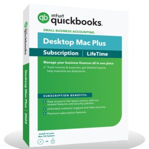 Intuit QuickBooks Plus 2025 for MacOS [Lifetime License]